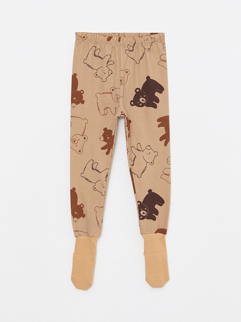 بنطلون أولاد رضع بوسط مطاطي بجرابات - مجموعة من ٢-1