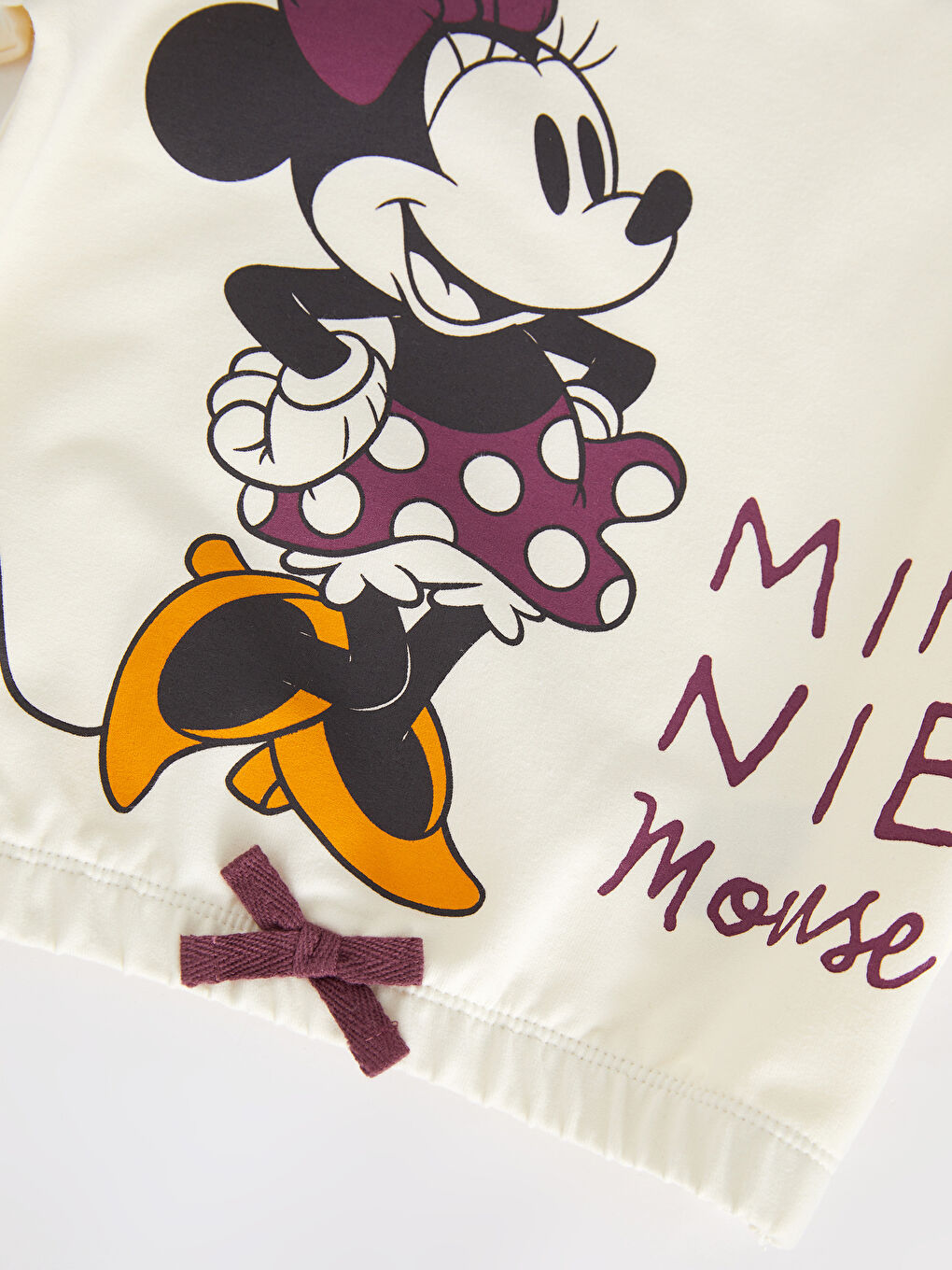 Crew Neck Long Sleeved Minnie Mouse Printed Baby Girl Sweatshirt and Pants 2-Pack-2