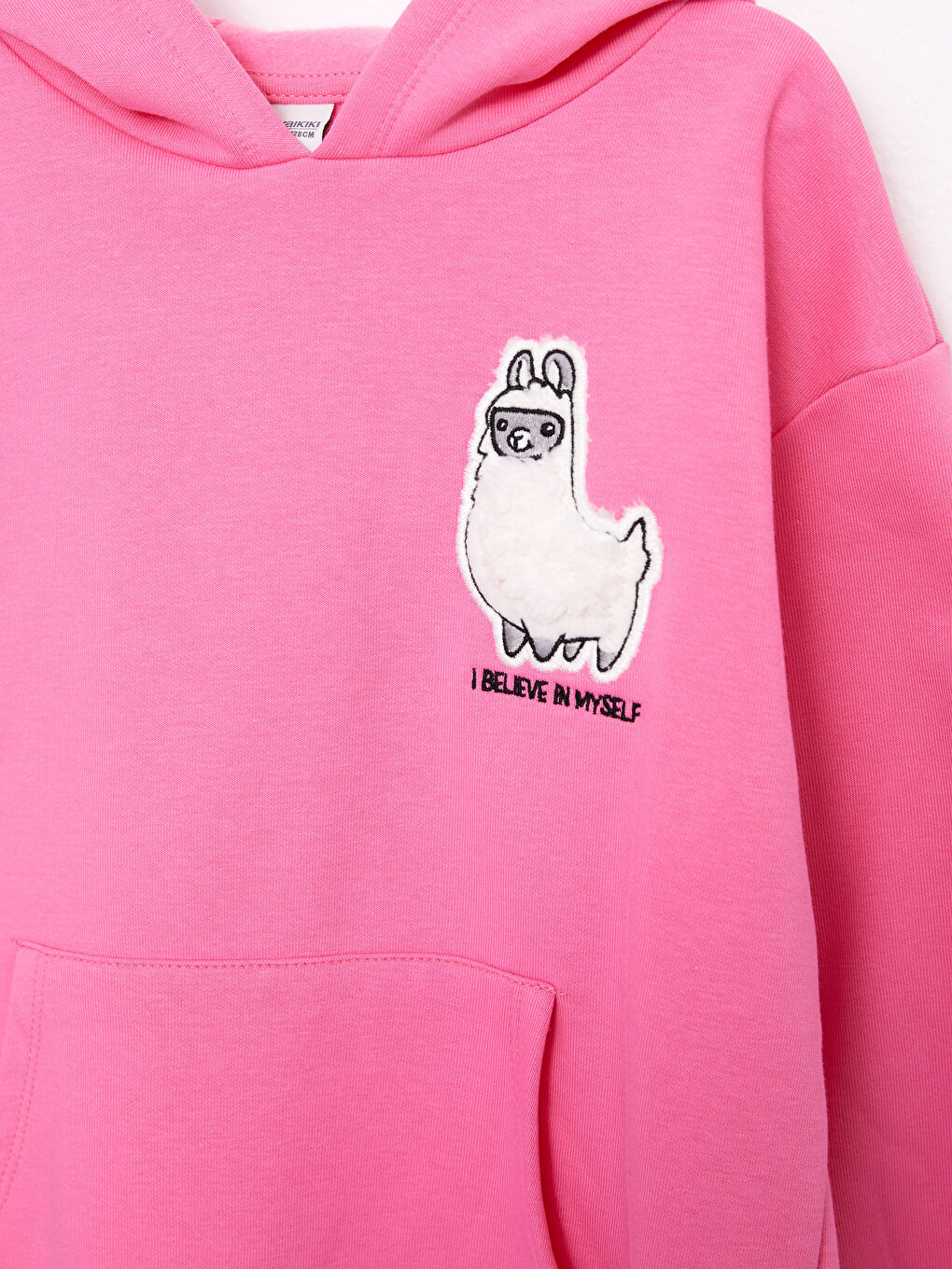Hooded Embroidered Long Sleeve Girl Sweatshirt -W24146Z4-GEV
