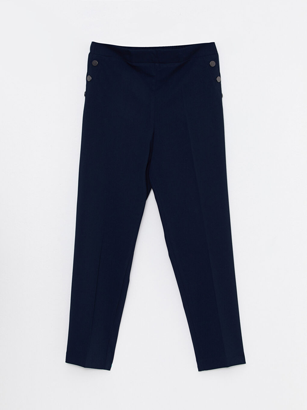 LCWAIKIKI Basic Women's Elastic Waist Standard Fit Regular Trousers -W24152Z8-E1J