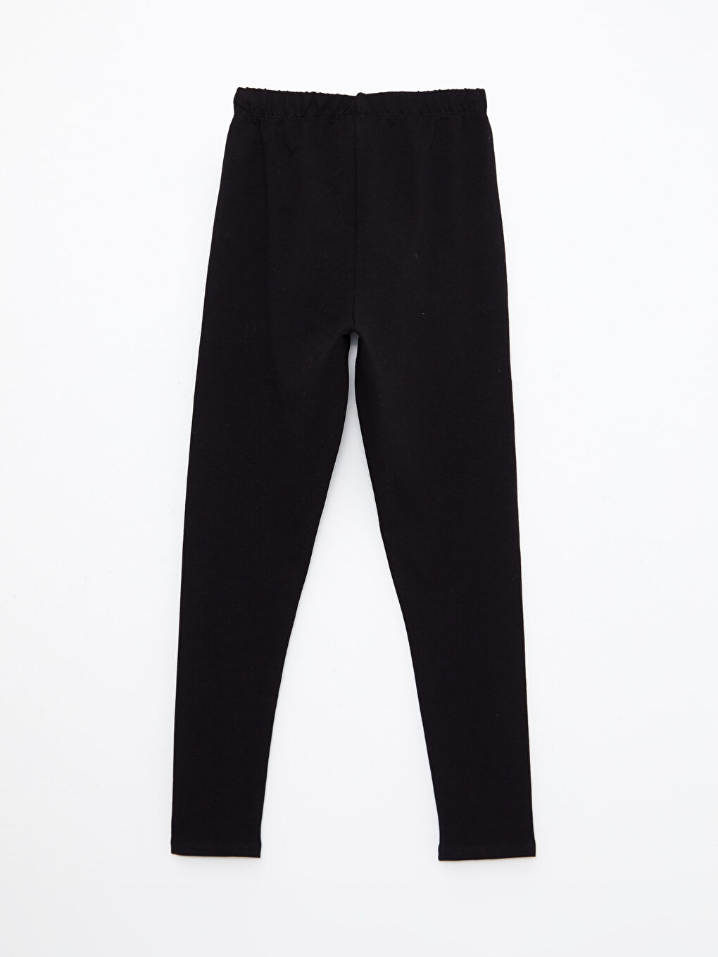 Elastic Waist Printed Cotton Girl Long Tights-1