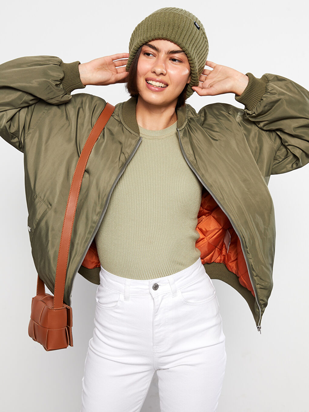 Žena TAMNO ZELENA Kapa-1