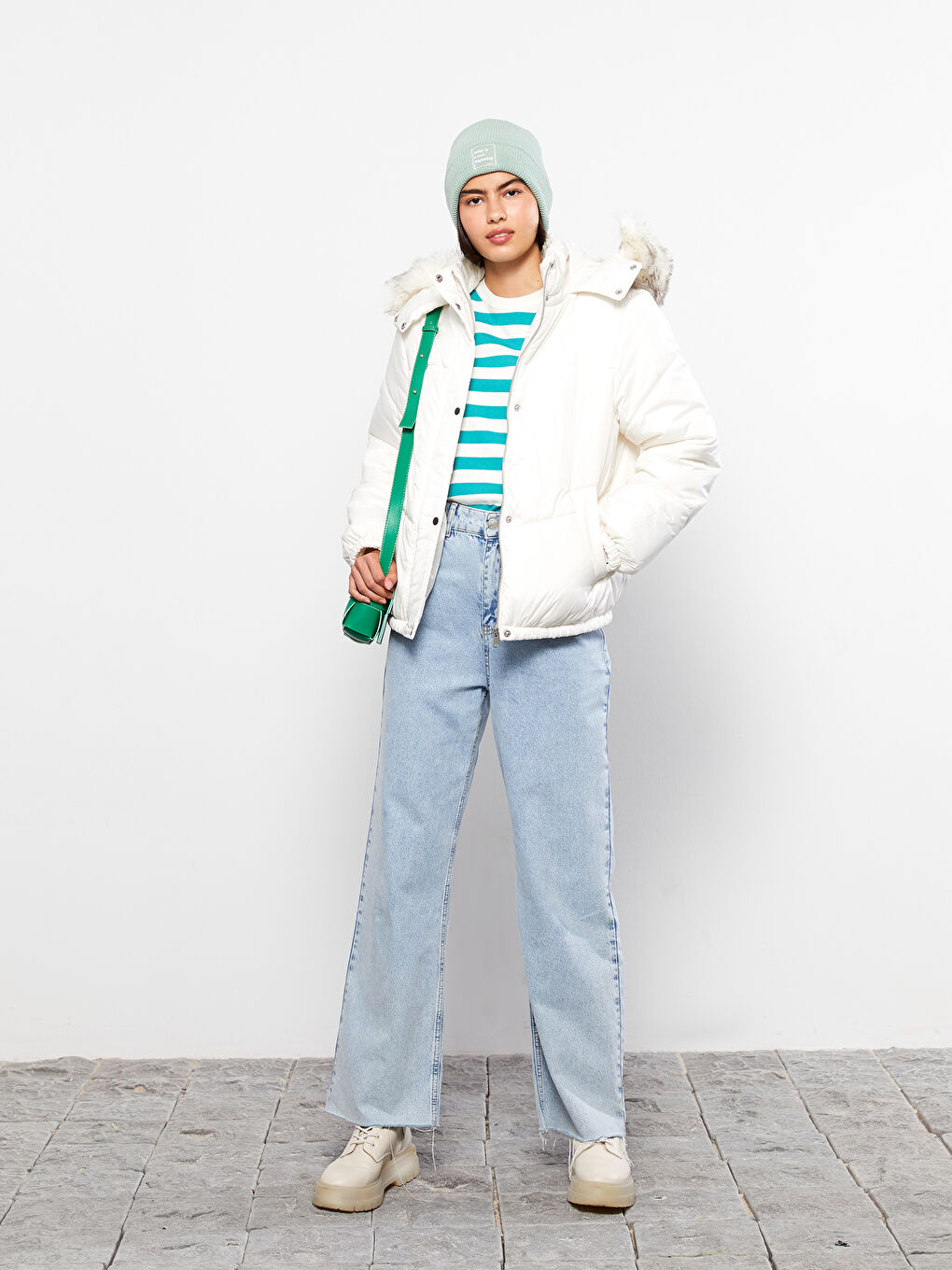 بيريه مطبوع للسيدات-2