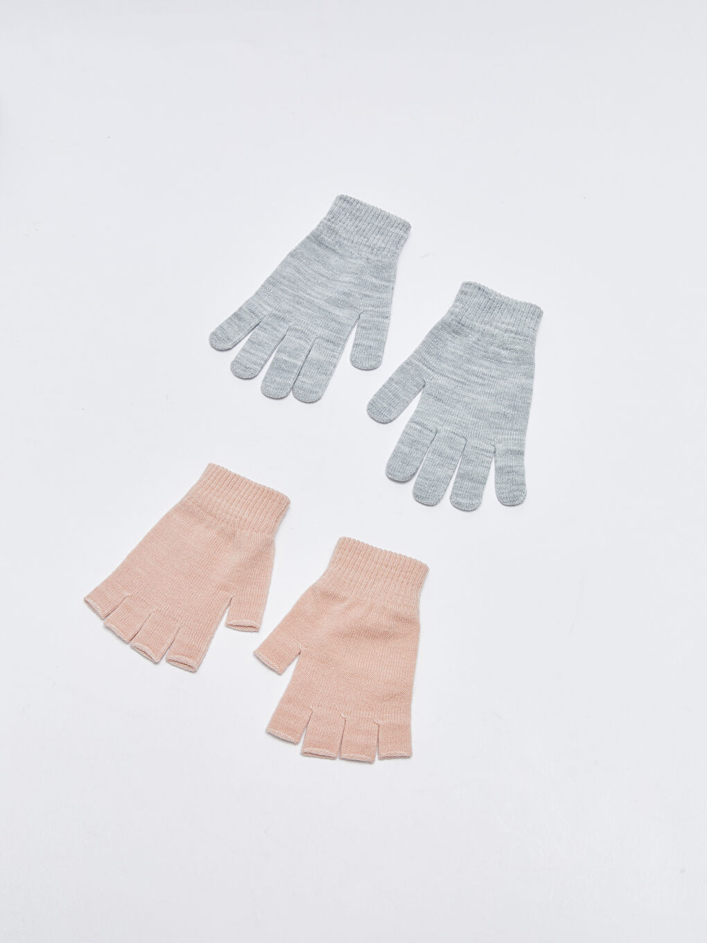 LCW ACCESSORIES Pletene Rukavice sa Prstima i Bez Prstiju Ženske 2 Komada -W24215Z8-LAL