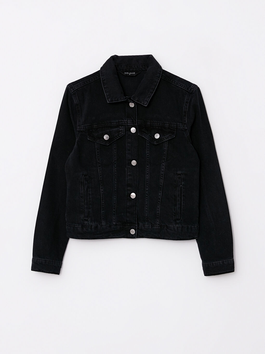 Veste en jean à col pour Femmes-5