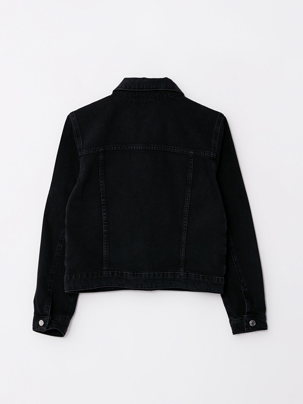 Veste en jean à col pour Femmes-6