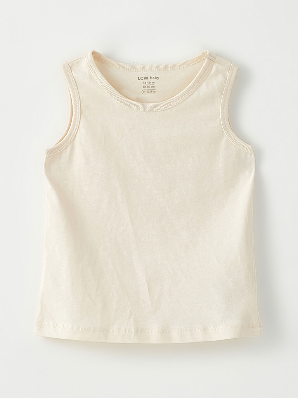 Crew Neck Cotton Baby Boy Undershirt 2 Pieces-2
