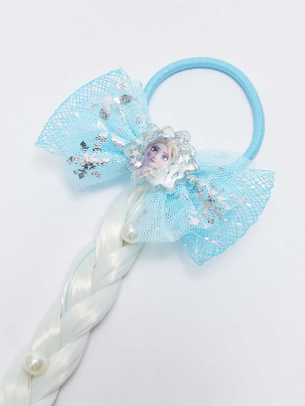 Karışık Frozen Lisanslı Fiyonklu Kız Çocuk Lastikli Toka-2