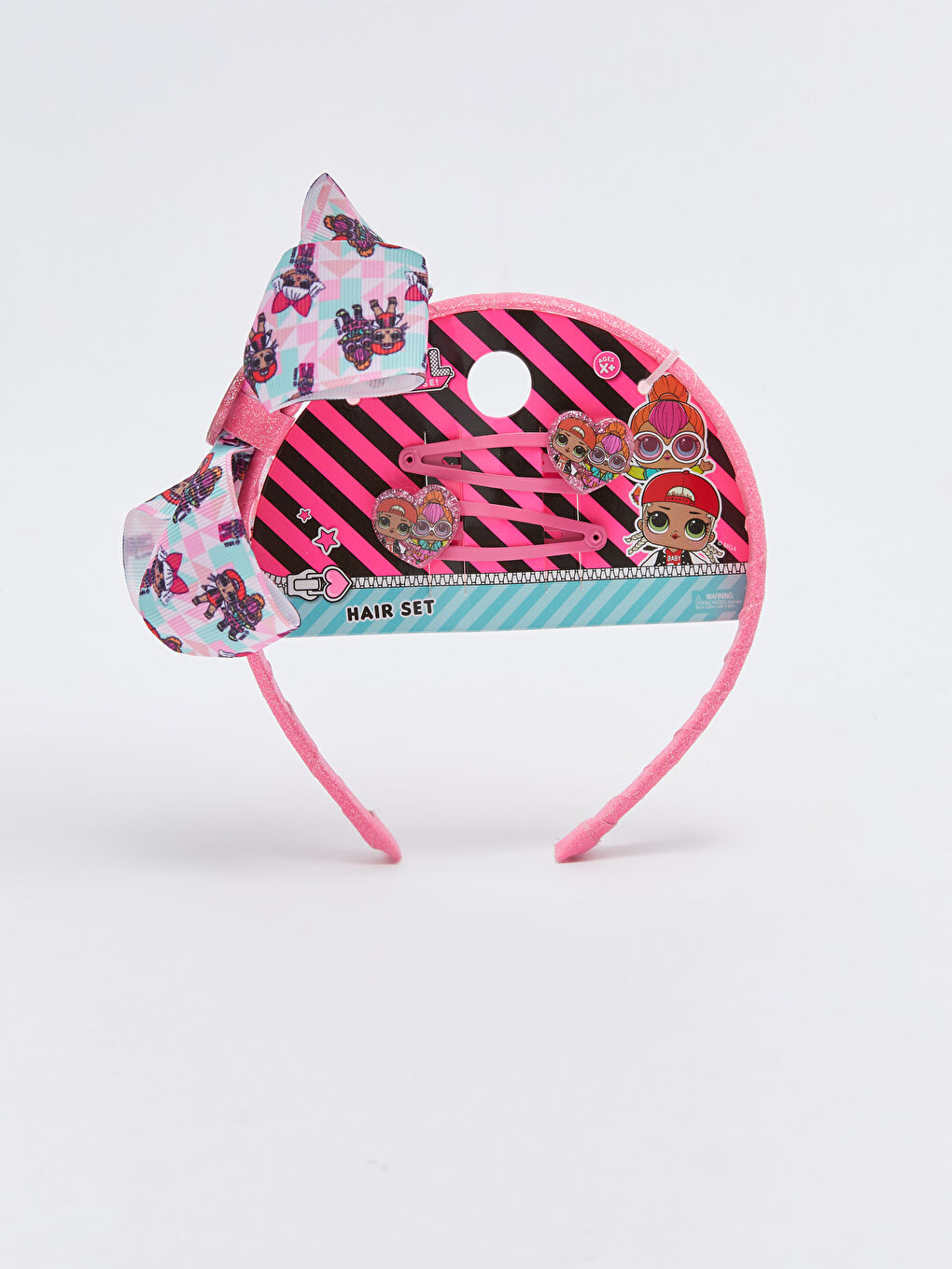 Lol Licensed Bow Girl Crown And Snap Buckle