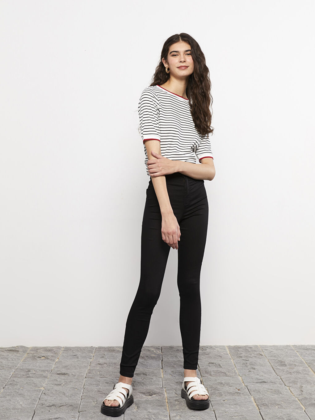 LCW Jeans High Waisted Jupiter Super Skinny Fit Women's Jeans -W24348Z8-327