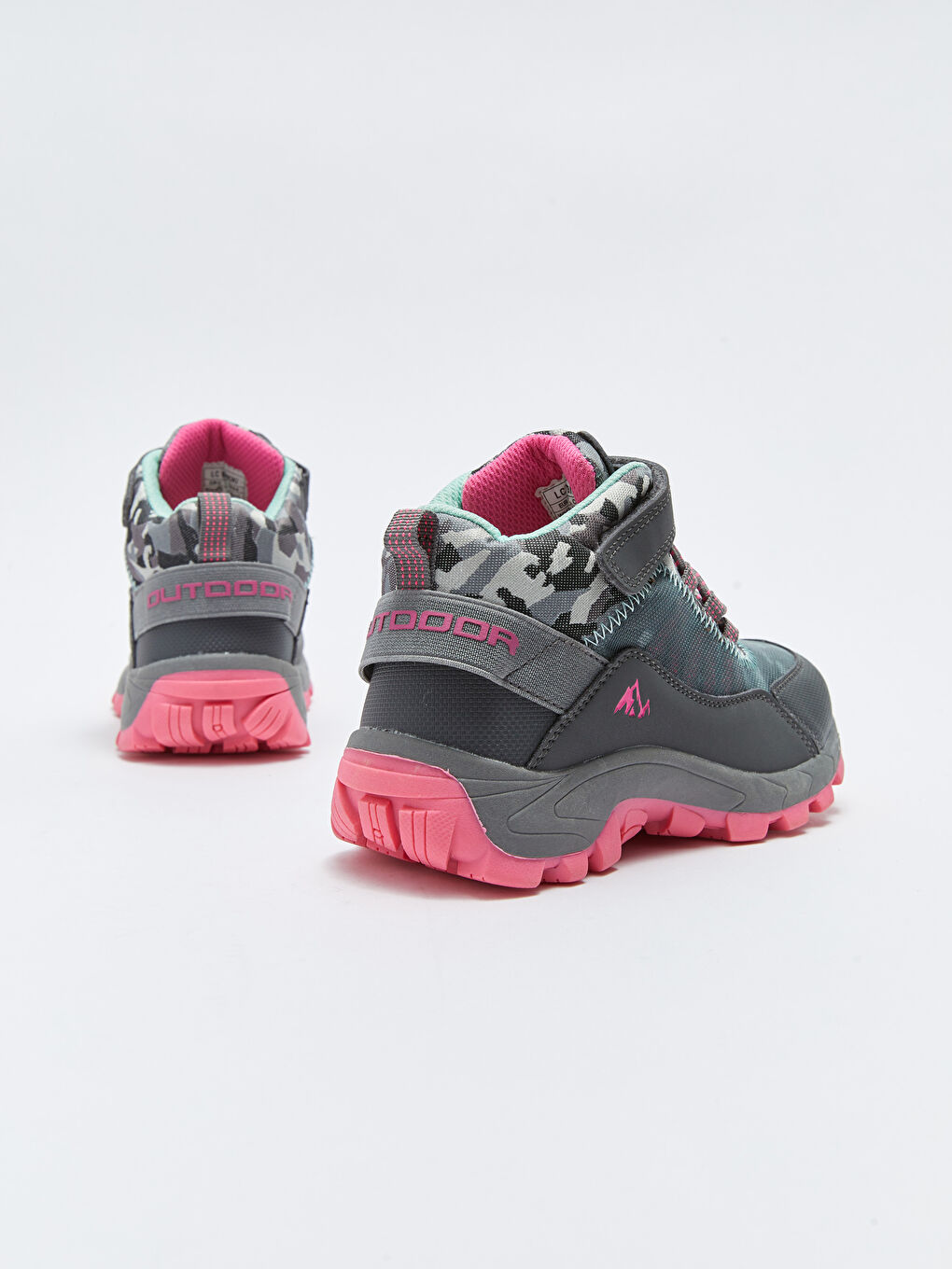 Lace-Up and Velcro Girls' Trekking Boots-4