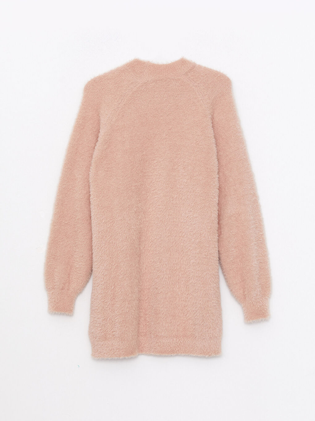 Turtle Neck Regular Long Sleeve Oversize Women's Tricot Tunic-7