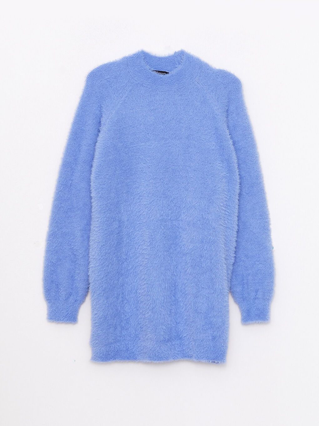 Turtle Neck Regular Long Sleeve Oversize Women's Tricot Tunic-5