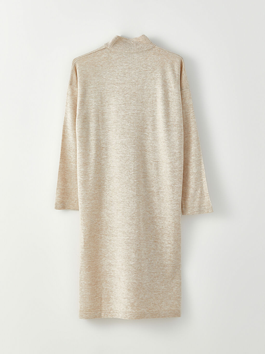 Funnel Neck Women's Knitwear Tunic-6