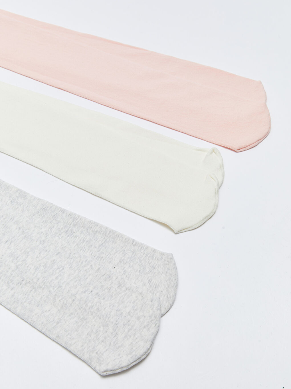 Pembe Basic Kız Çocuk Külotlu Çorap 3'lü-1