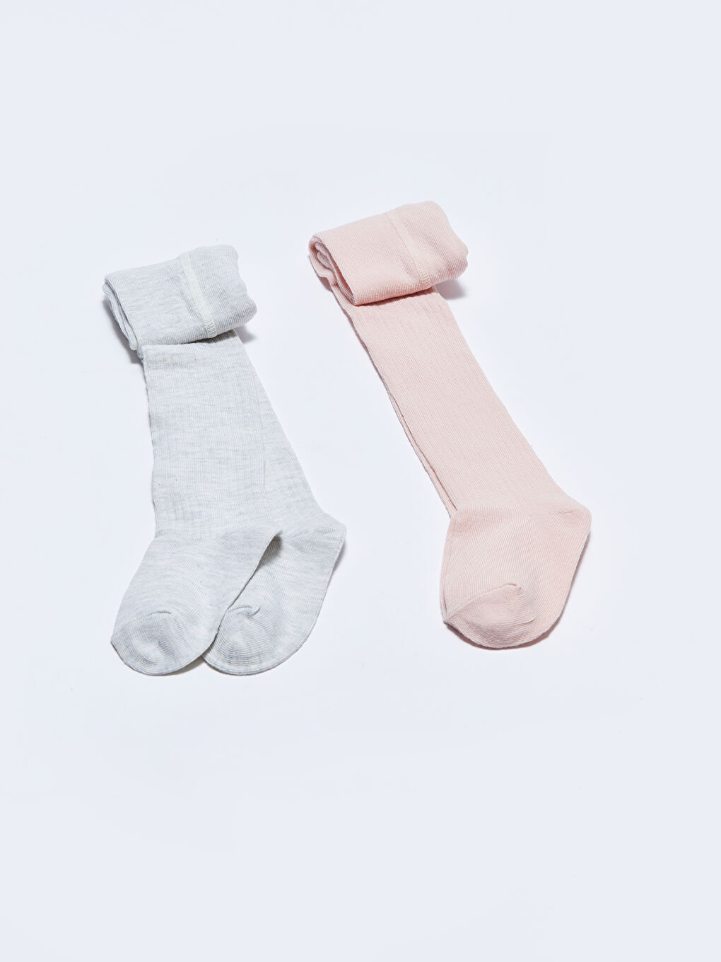 Pembe Basic Kız Çocuk Külotlu Çorap 2'li