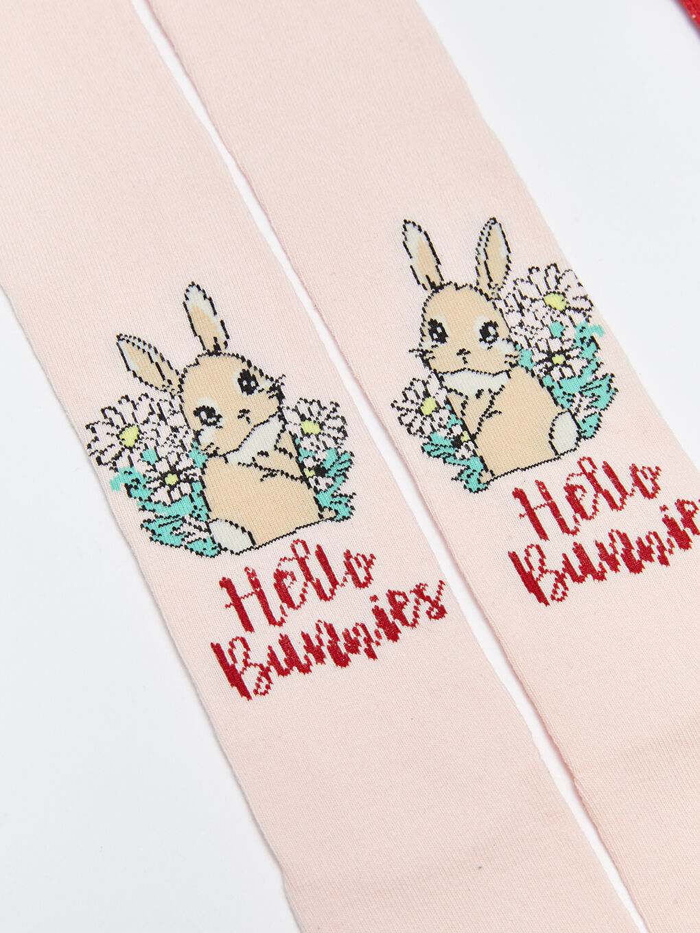 Patterned Girls' Tights 2 Pack-1