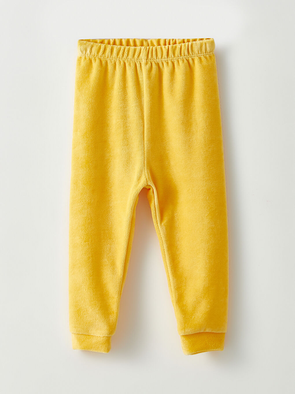 LCW baby Bisiklet Yaka Uzun Kollu Baskılı Kız Bebek Pijama Takımı -W24439Z1-KXP