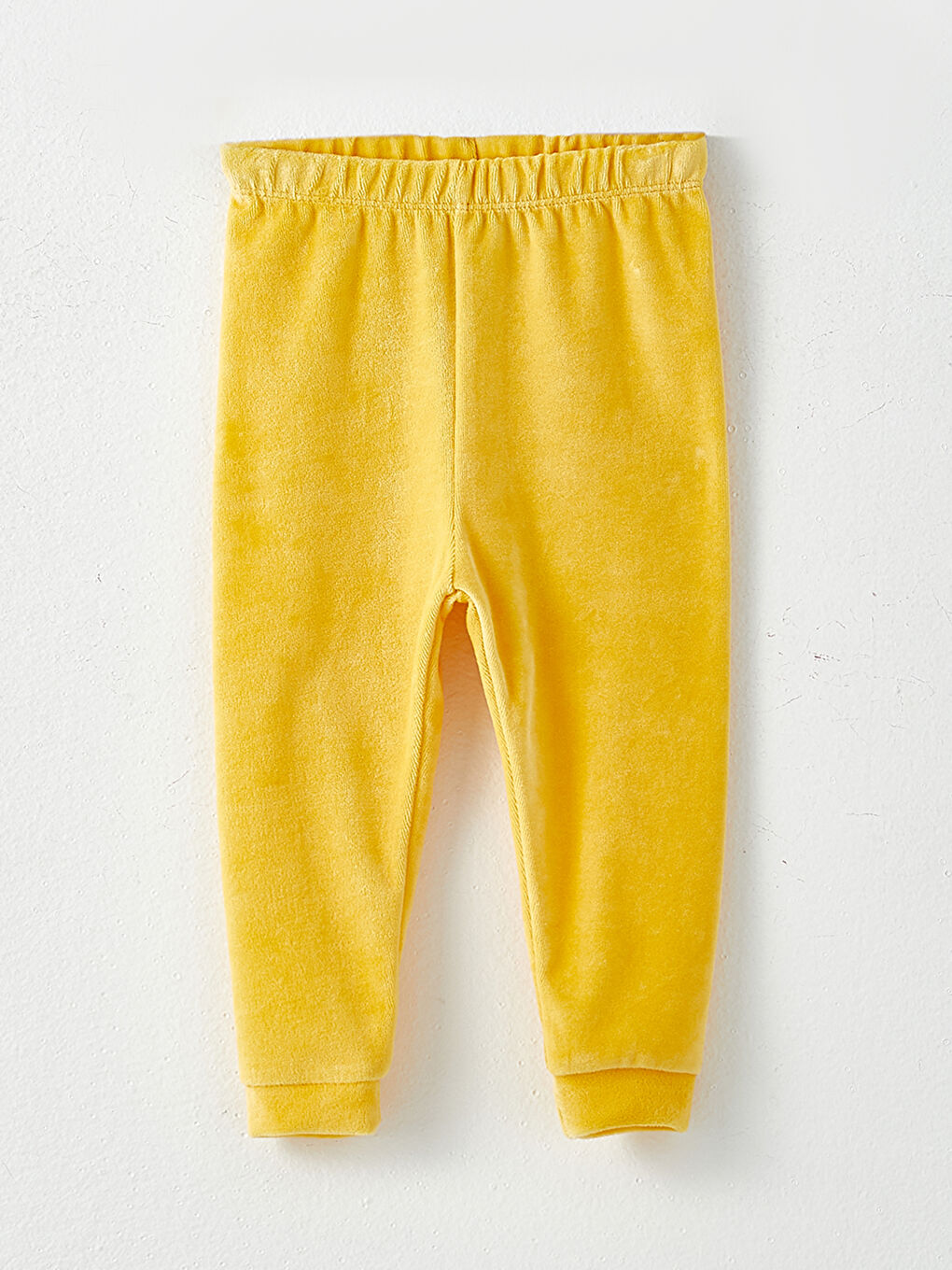 LCW baby Bisiklet Yaka Uzun Kollu Baskılı Kız Bebek Pijama Takımı -W24439Z1-KXP