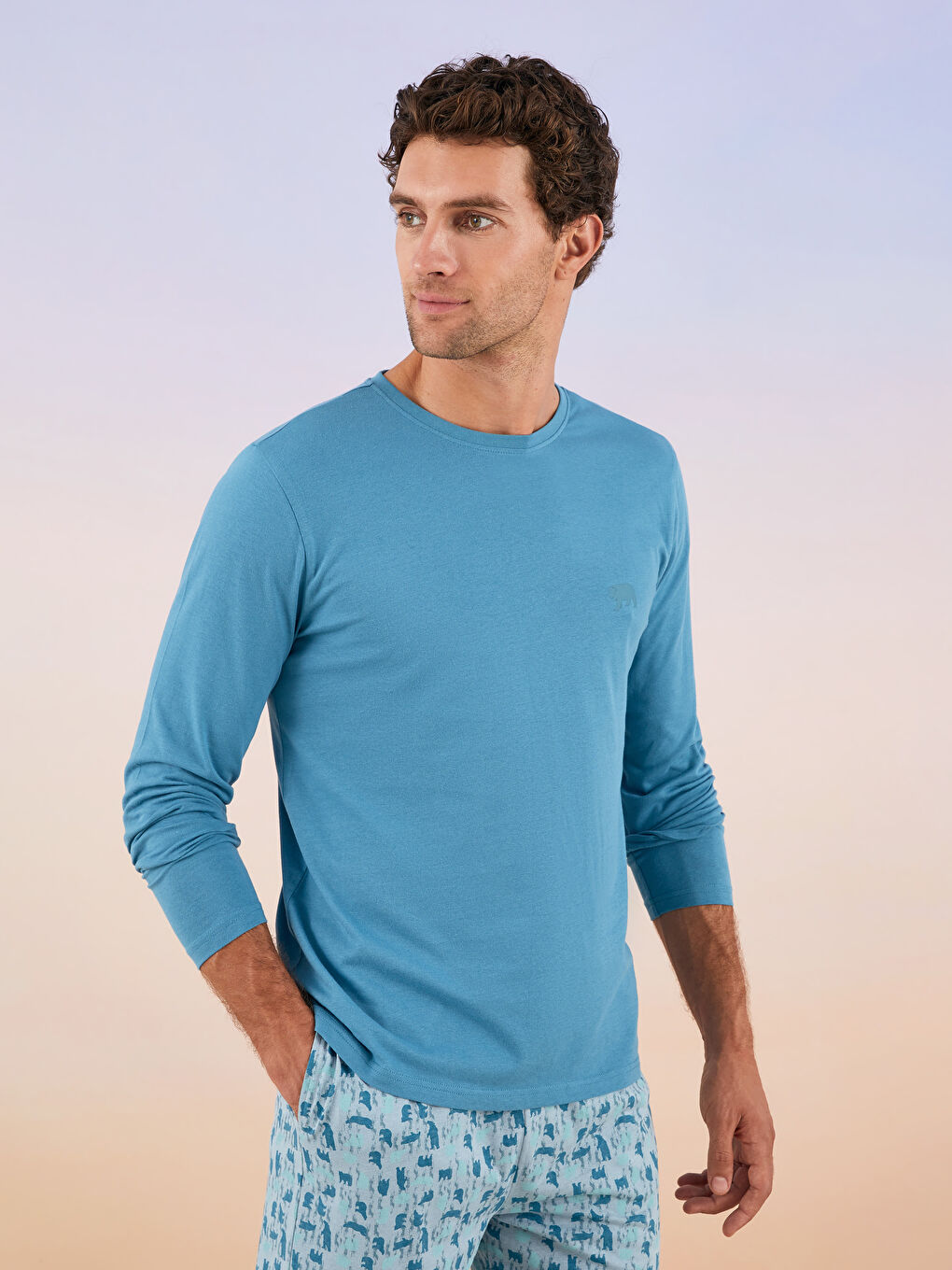 LC WAIKIKI Regular Fit Men's Pyjama Set -W24465Z8-GW2