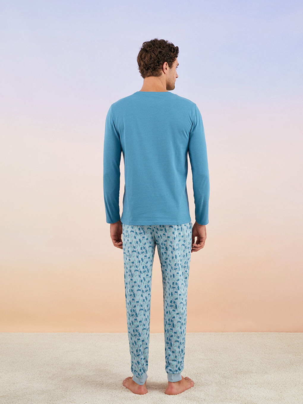 LC WAIKIKI Regular Fit Men's Pyjama Set -W24465Z8-GW2
