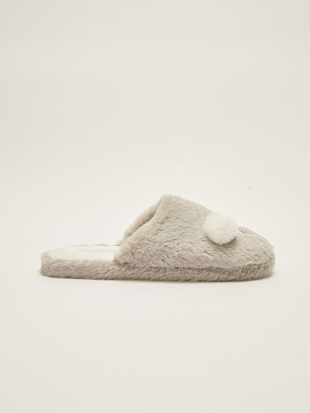 Embroidery Detailed Plush Women's Home Slippers-1