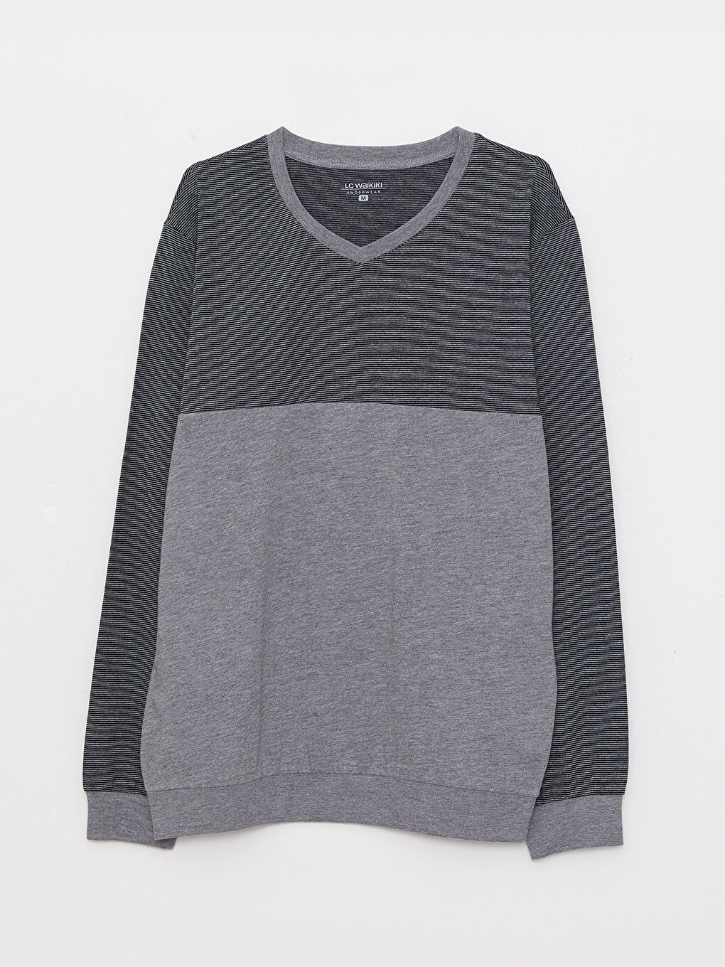 Siyah Standart Kalıp Erkek Pijama Takımı-6