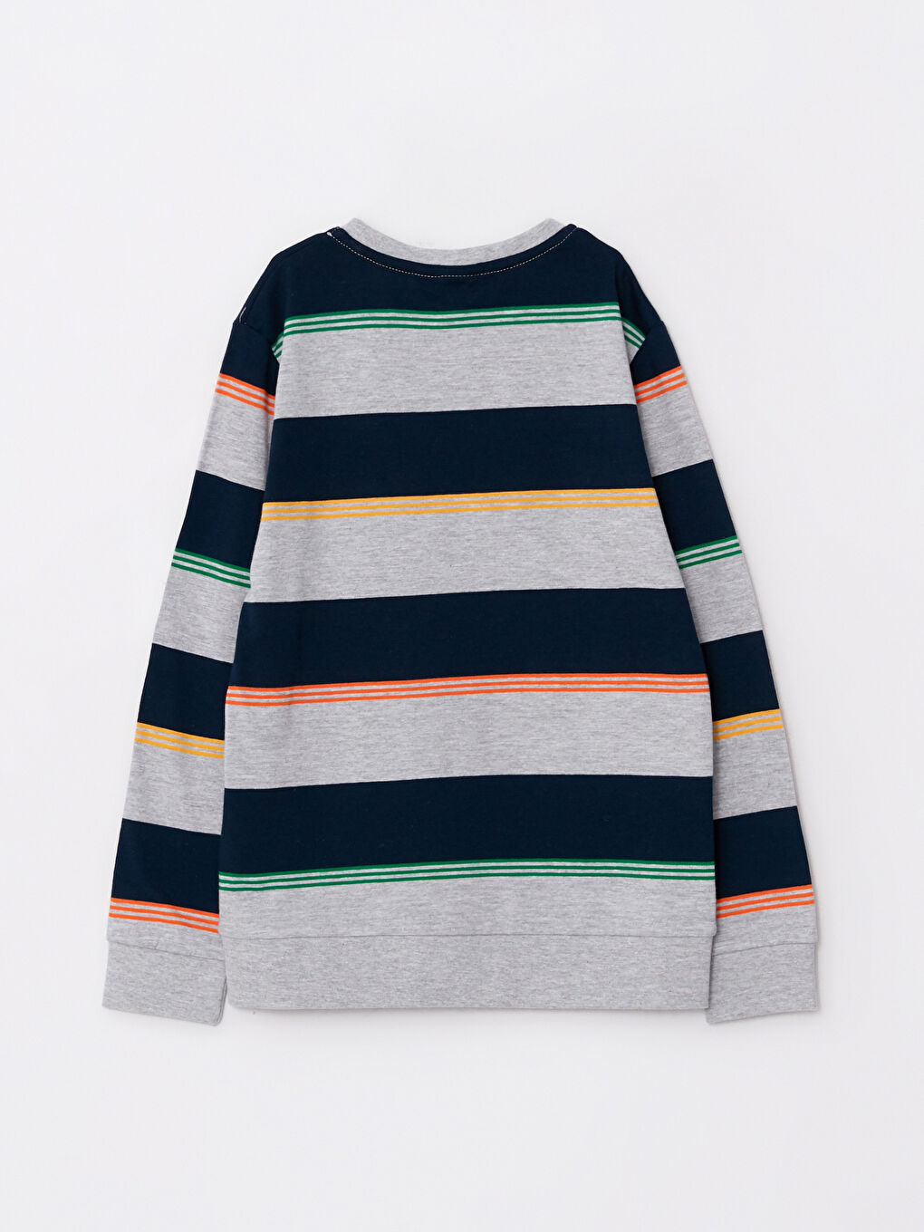 LCW Kids تيشيرت مخطط بأكمام طويلة -W24480Z4-LGS
