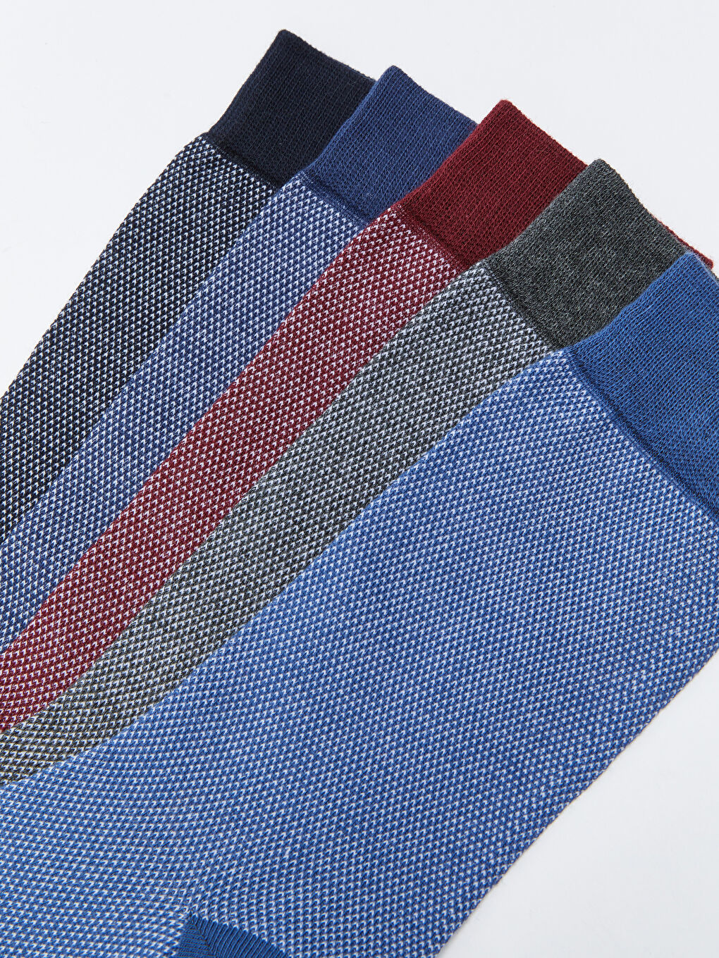 Patterned Men's Ankle Socks 5 Pack-2