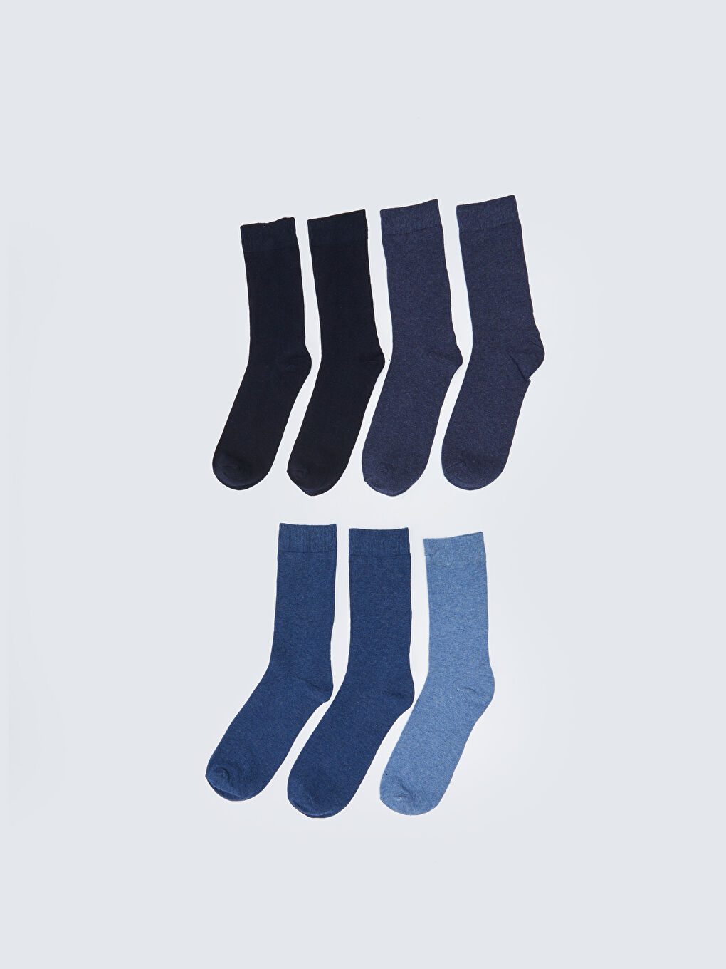 LCW ACCESSORIES Men's Ankle Socks 7 Pack -W24515Z8-CRP