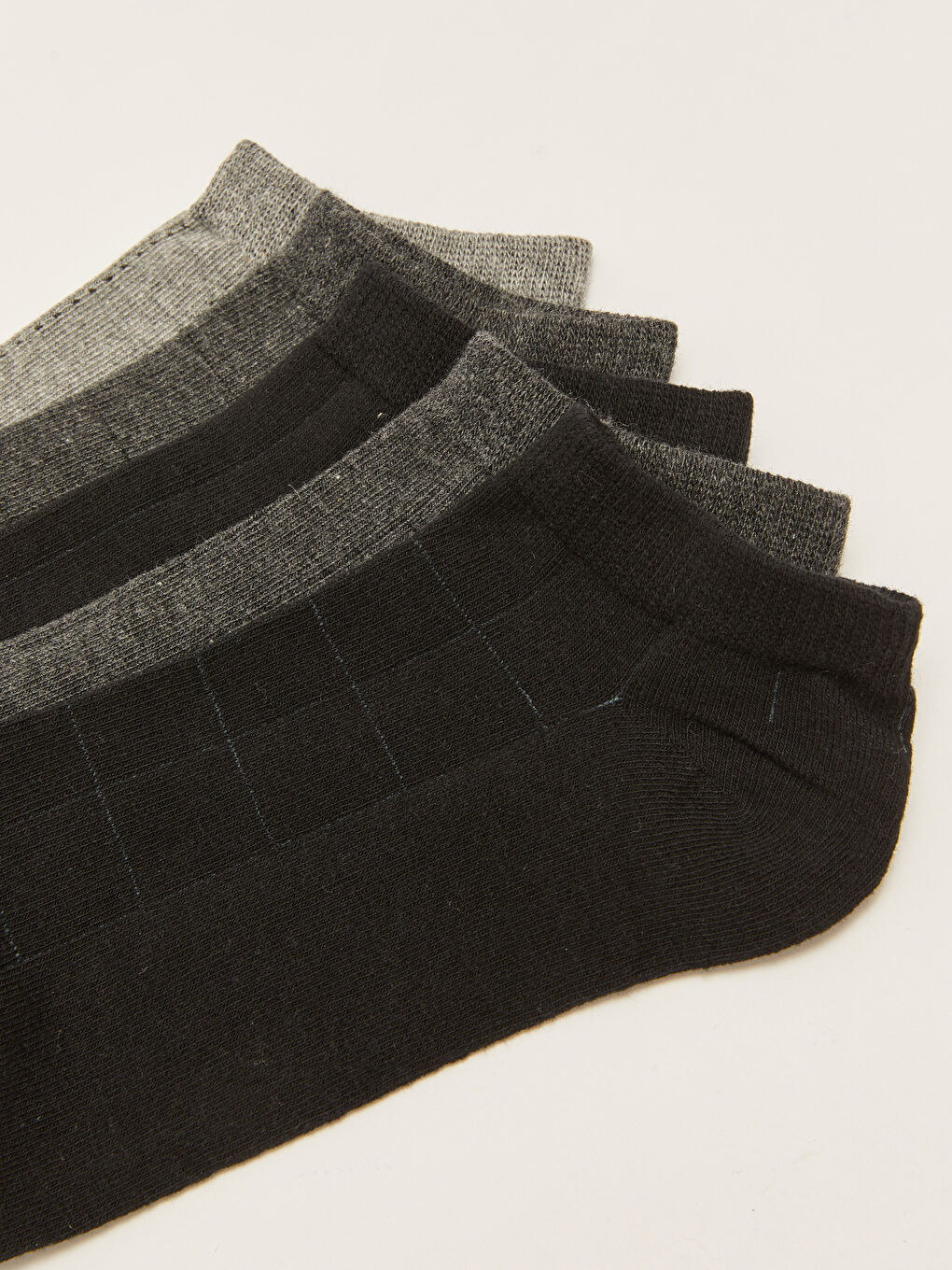 Gemusterte Sneaker-Socken für Herren, 5er-Pack-2