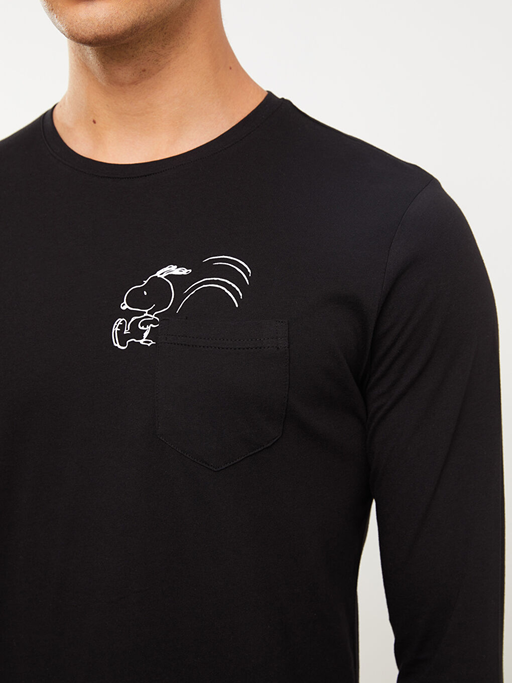 Regular Fit Snoopy Printed Men's Pyjama Set-3