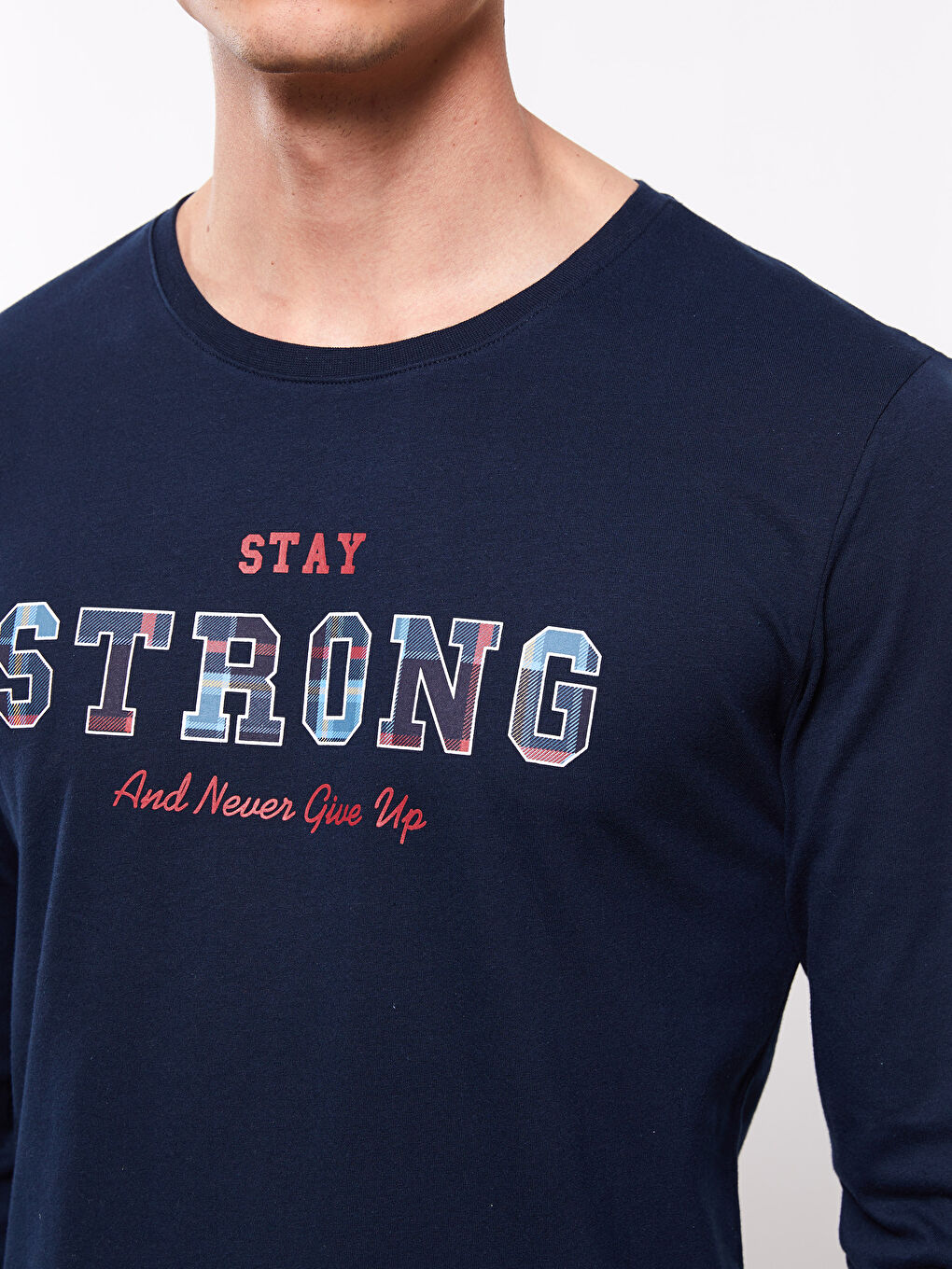 Mavi Slim Fit Erkek Pijama Takım-3