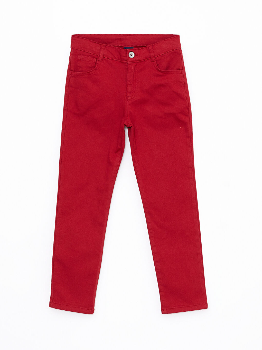 LCW Kids Kırmızı Basic Gabardin Erkek Çocuk Pantolon - 2