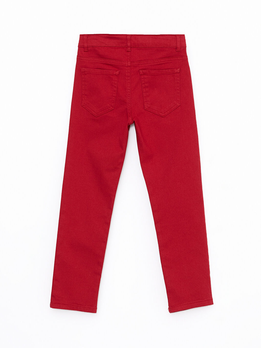 LCW Kids Kırmızı Basic Gabardin Erkek Çocuk Pantolon - 3