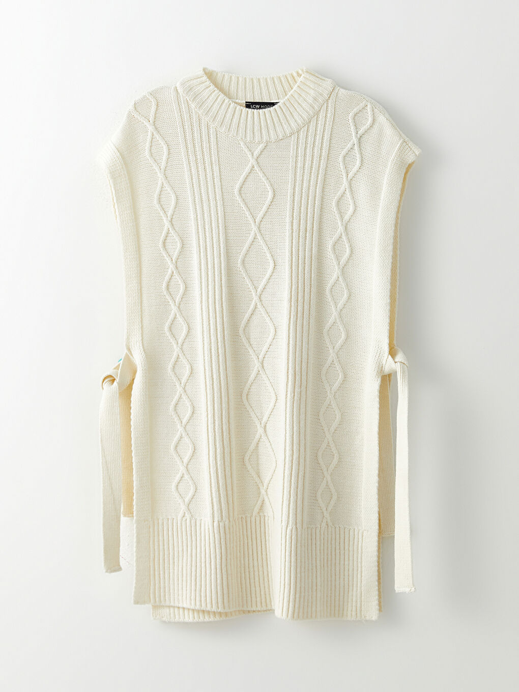 Džemper za Žene sa Okruglim Izrezom i Uzorkom-5