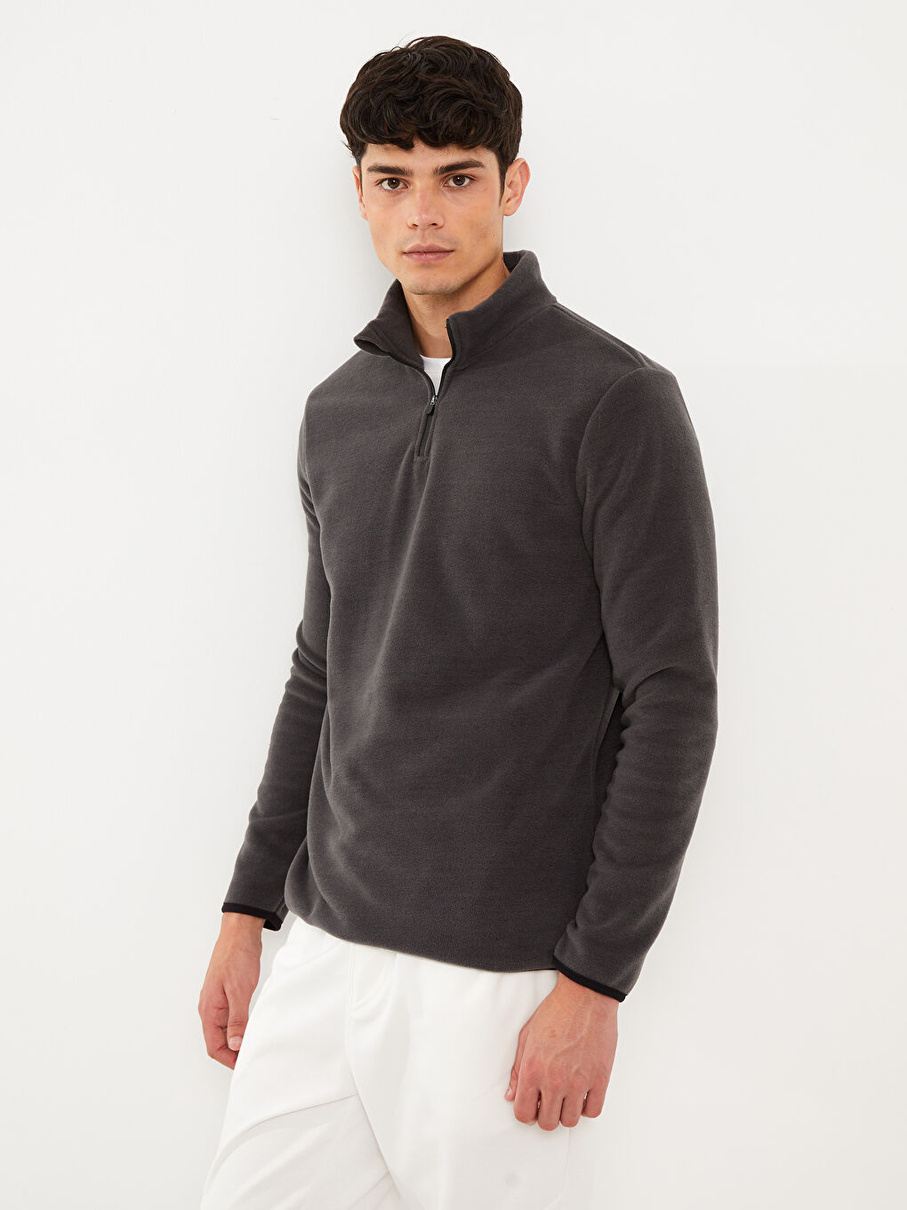 XSIDE ACTIVE Dik Yaka Uzun Kollu Erkek Polar Sweatshirt -W24646Z8