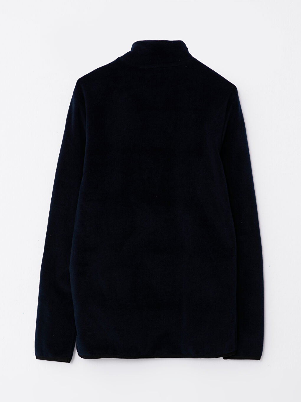 Turtle Neck Long Sleeve Men's Fleece Sweatshirt-6
