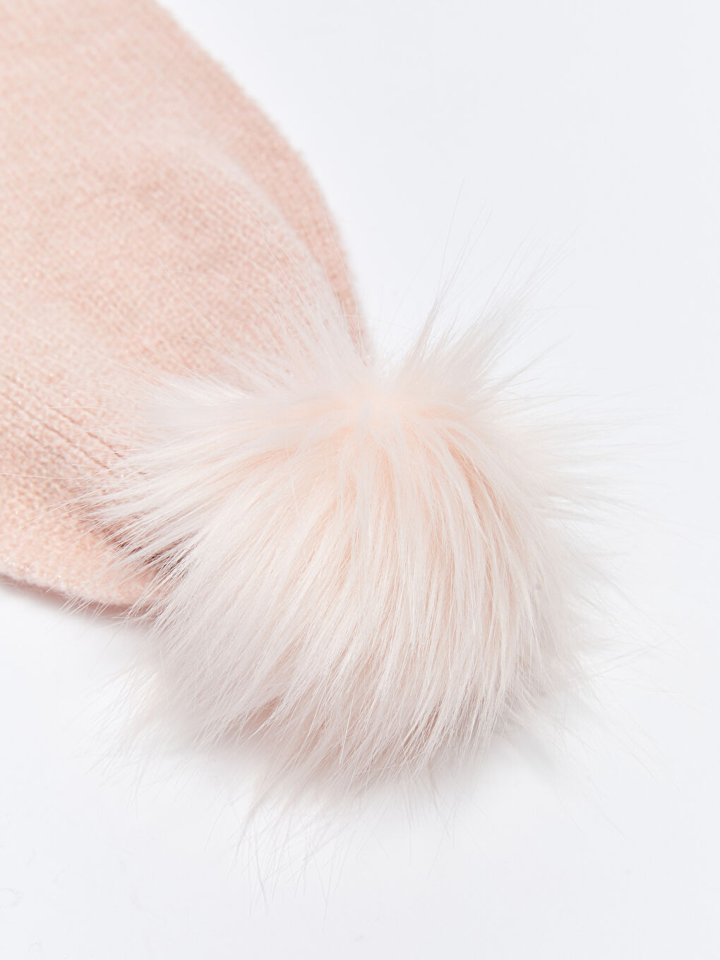 Плюшевый Берет с Помпоном и Шарф для Девочки-1