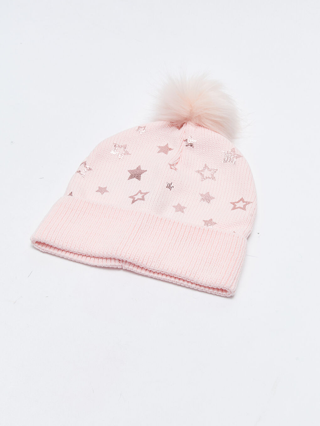 LC Waikiki Star Printed Girl's Beret and Neck Collar -W24709Z4-FDK