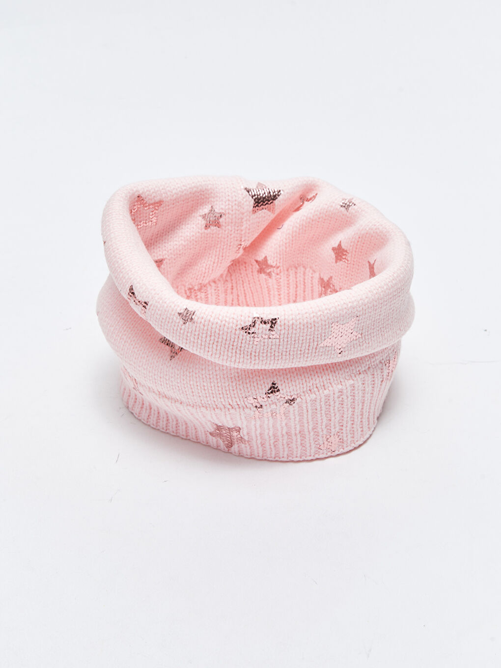 LC Waikiki Star Printed Girl's Beret and Neck Collar -W24709Z4-FDK