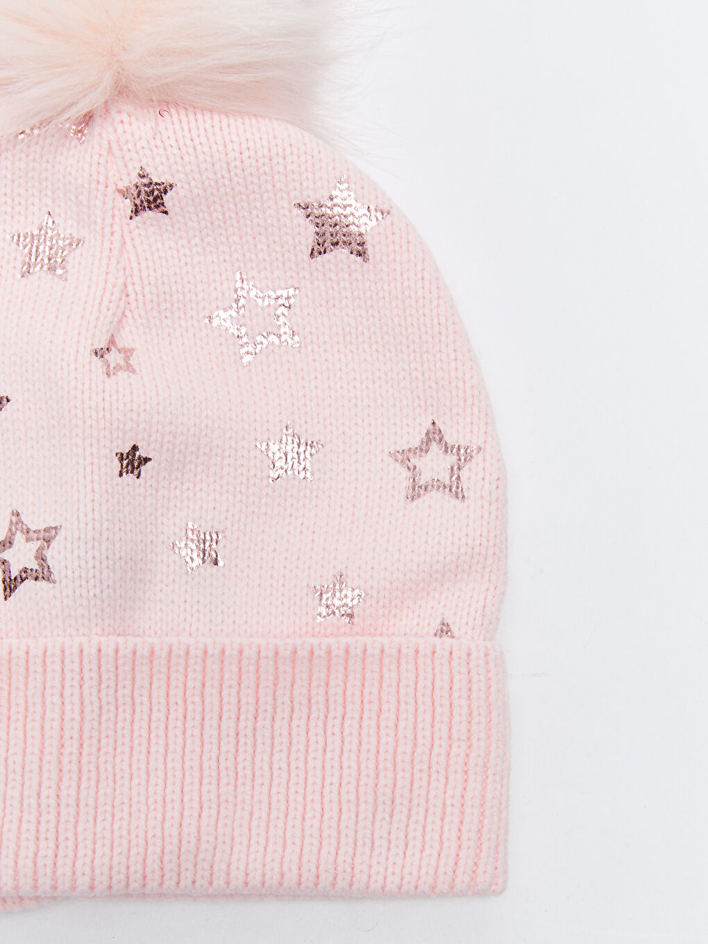 LC Waikiki Star Printed Girl's Beret and Neck Collar -W24709Z4-FDK