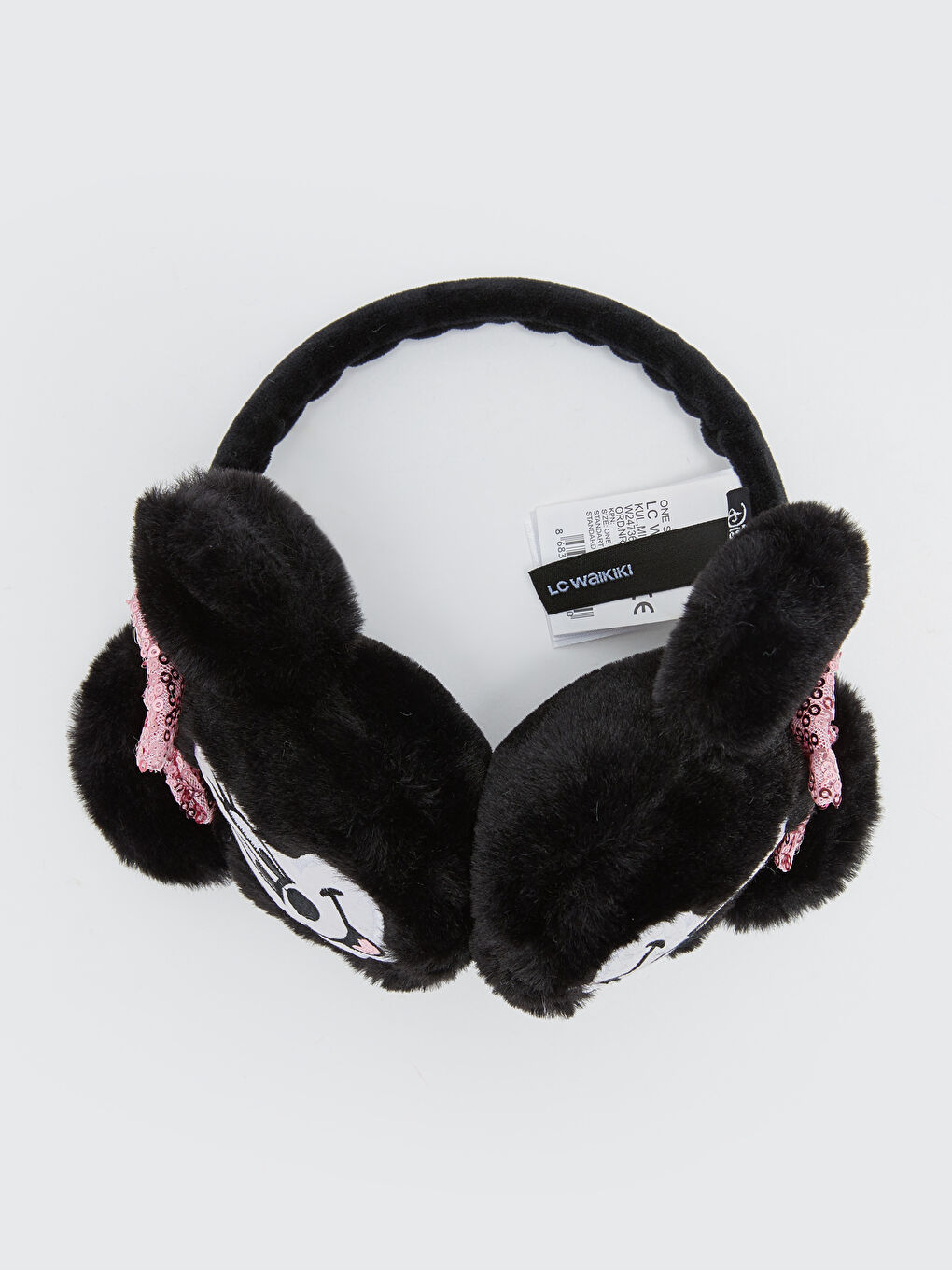LC Waikiki Minnie Mouse Licensed Plush Girls' Headphones -W24736Z4-HUC