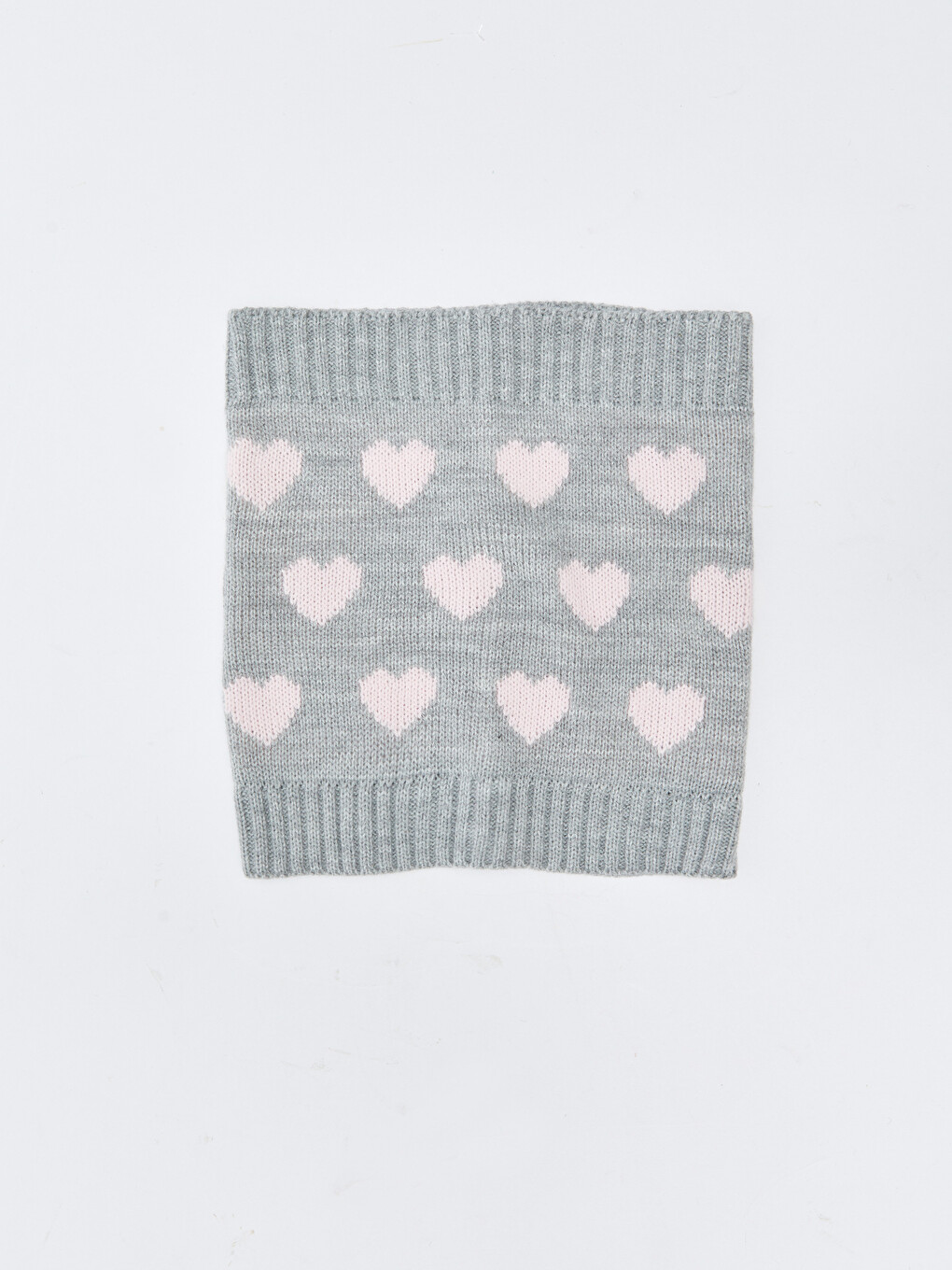 Heart Patterned Girl's Snood-2