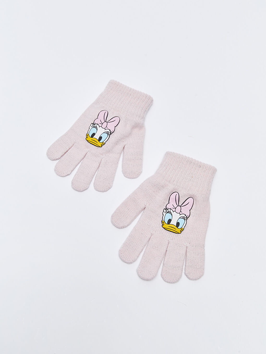LCW ACCESSORIES Лицензирани ръкавици от трико за момичета с Дейзи Дък -W24746Z4-JH3