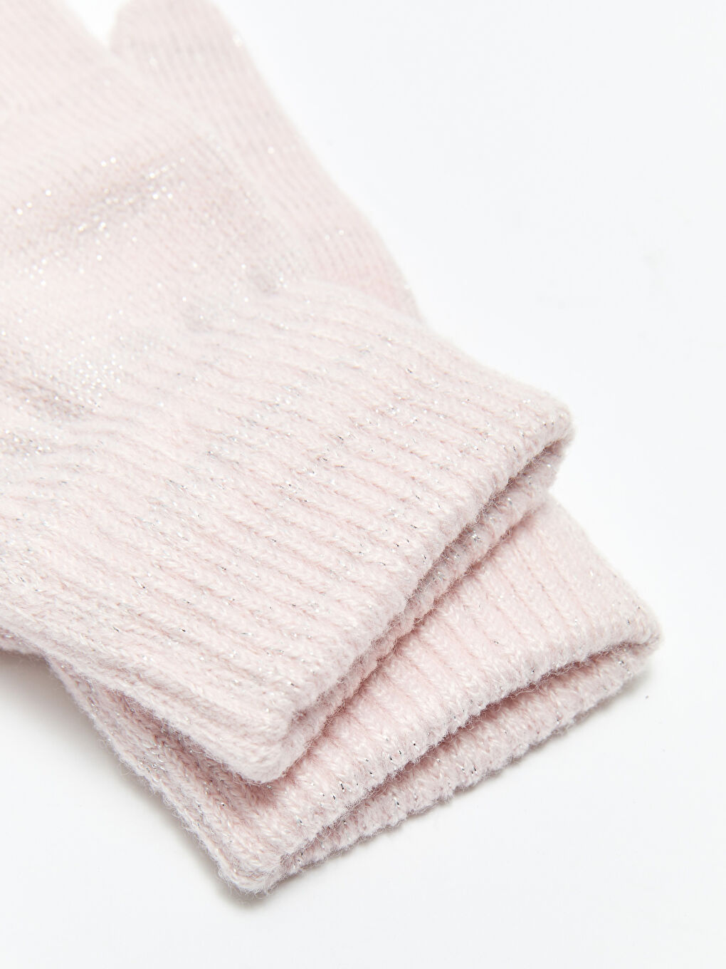 Plain Girls' Knitwear Gloves-2