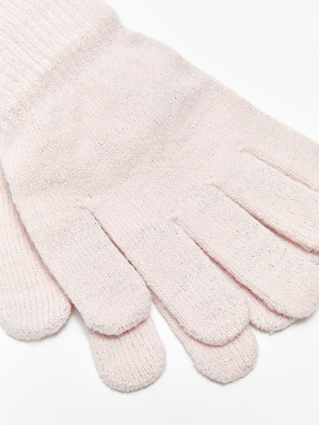Plain Girls' Knitwear Gloves-3