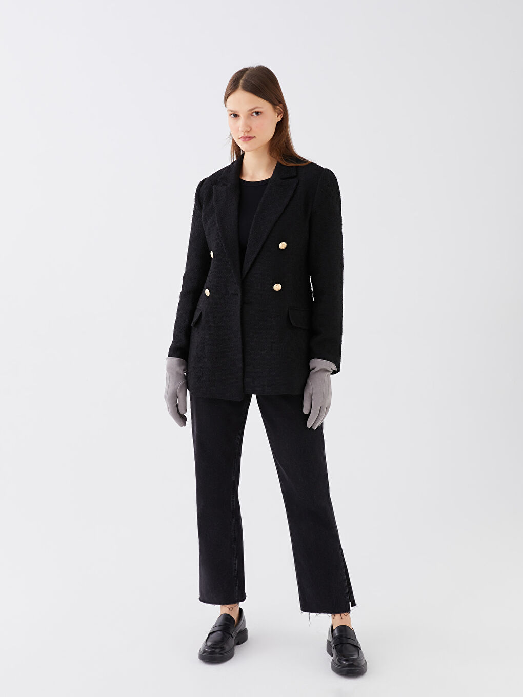 LCW ACCESSORIES Wildleder-Look Handschuhe für Damen -W24772Z8-UXF