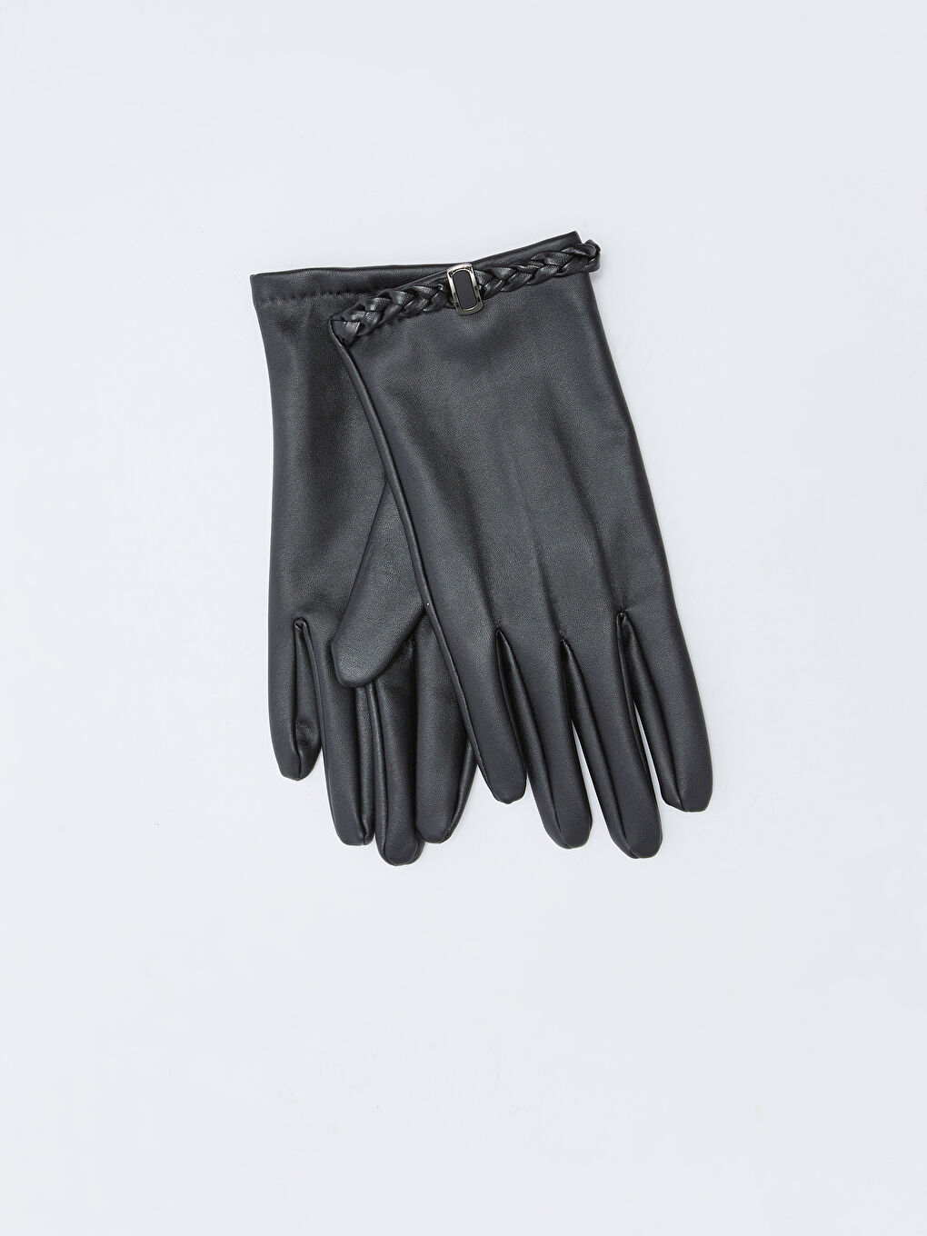 LCW ACCESSORIES Faux Leather Women's Gloves -W24776Z8-HEG