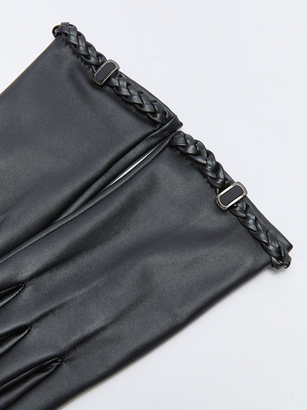LCW ACCESSORIES Faux Leather Women's Gloves -W24776Z8-HEG
